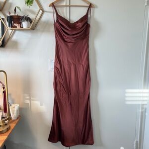 Revelry Skye Dress In Cinnamon Rose